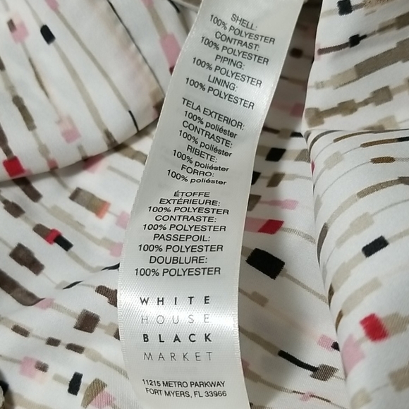 White House Black Market Women's Skirt Size 2 Mini Layered Flaired - Picture 6 of 7